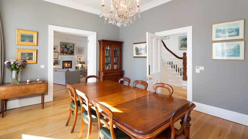 It’s only beyond the front door that the property’s real qualities unfold