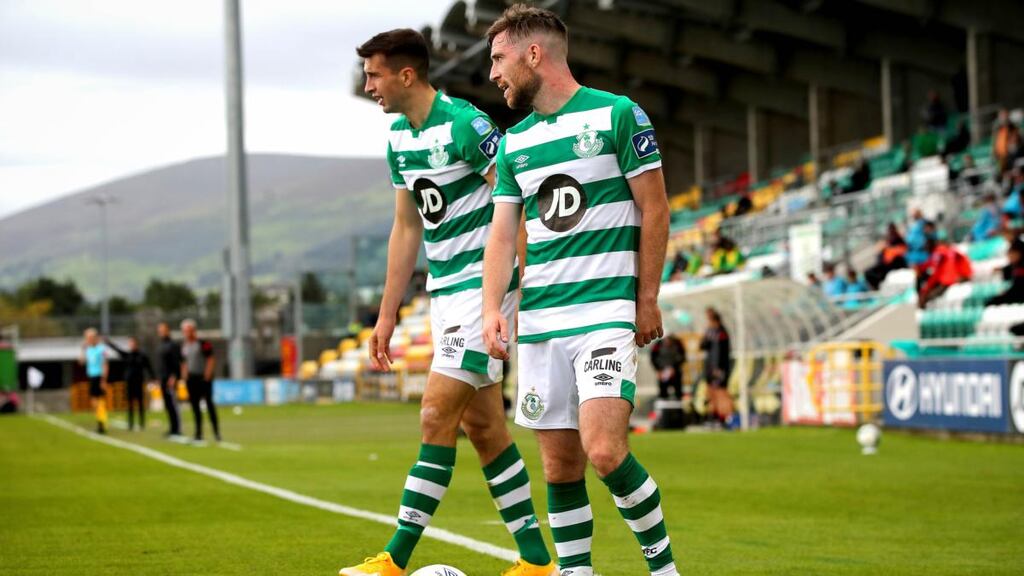 Shamrock Rovers’ Jack Byrne during his team’s win over Bohemians. Photograph: Inpho