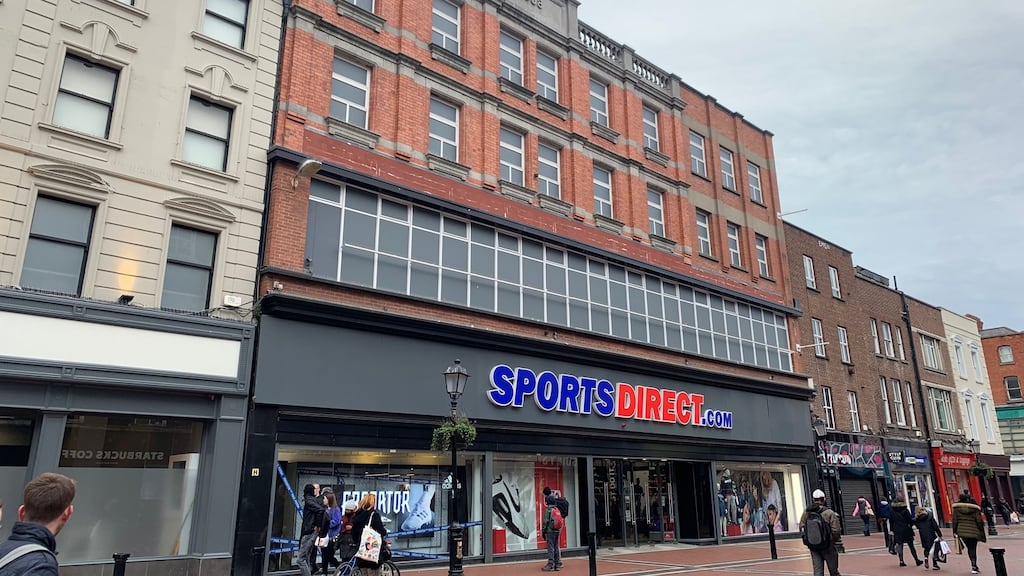 The SportsDirect premises on North Earl Street, Dublin 1, which was previously Boyers department store