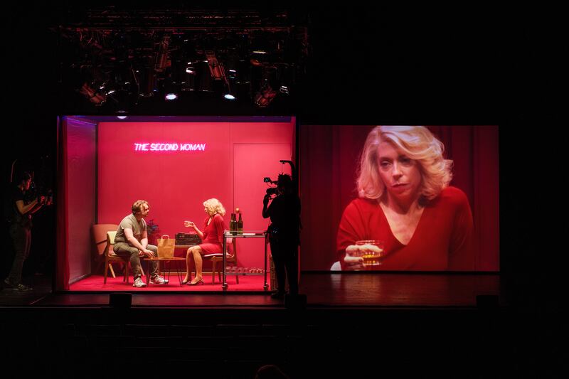 The Second Woman: Eileen Walsh during her 24-hour theatrical marathon. Photograph: Jed Niezgoda