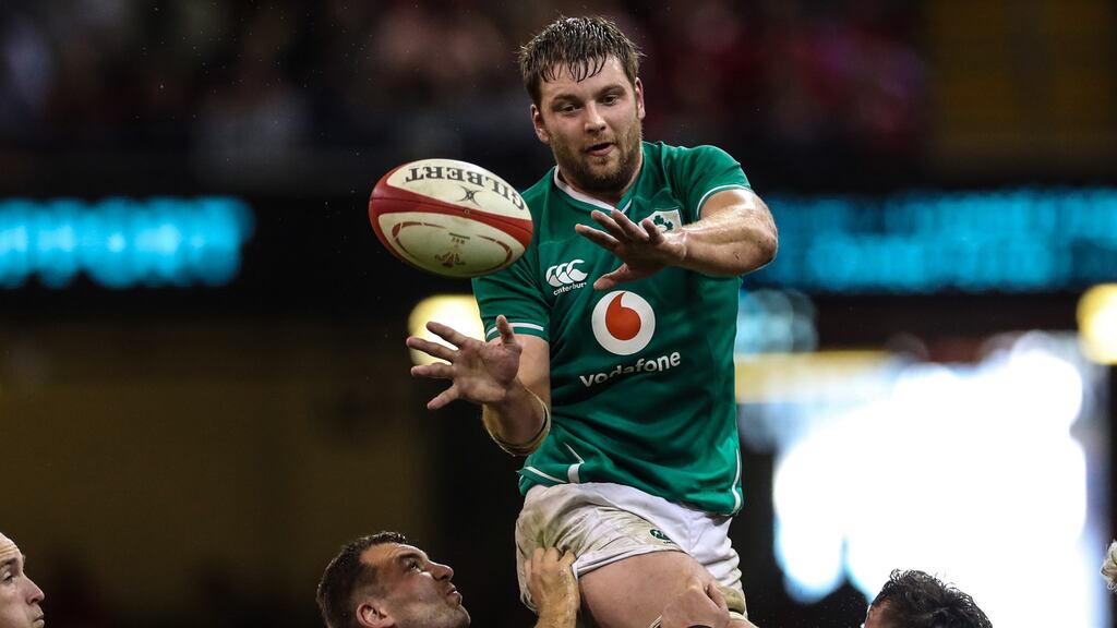 Iain Henderson: Toner’s omission sends a very clear message to Henderson and Ryan: on your heads does Ireland’s set-piece, and World Cup aspirations, now rest. Photograph: Billy Stickland/Inpho