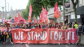 Thousands of anti-abortion demonstrators attend Rally for Life