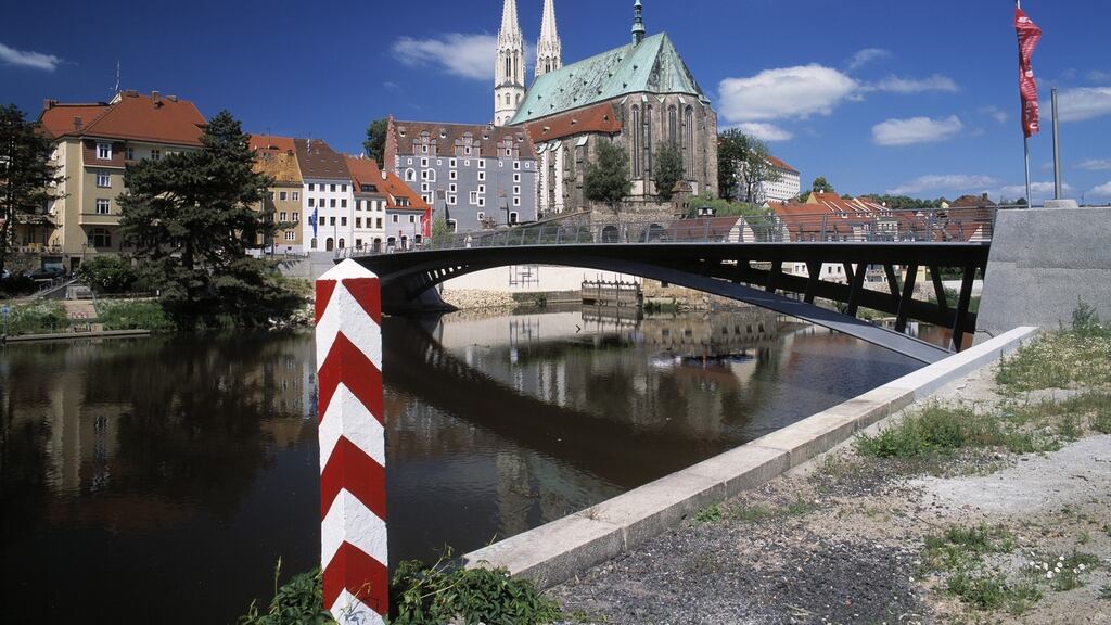 Görlitz: Decades of renovation work have restored the city, spared the ravages of the second World War. Photograph: Werner Otto/ullstein bild via Getty Images