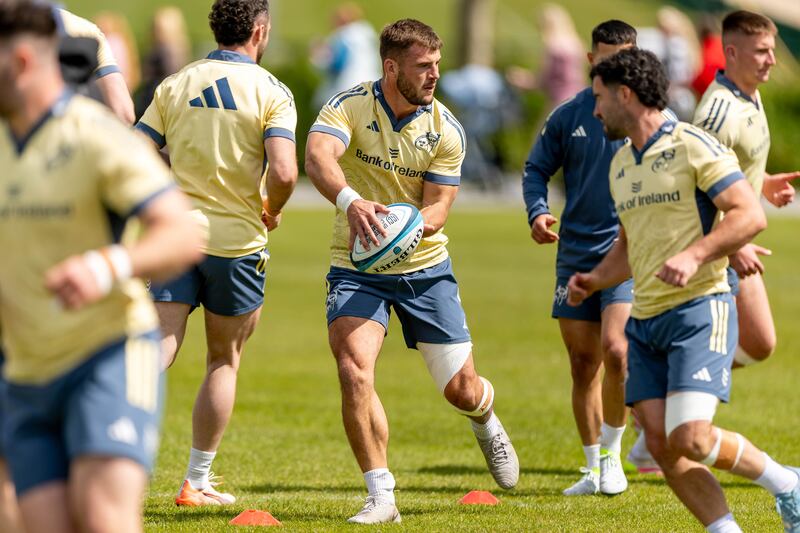 Alex Nankivell in training with Munster. Photograph: Morgan Treacy/Inpho