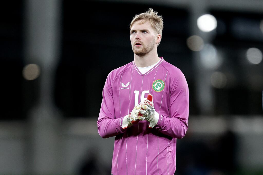 Ireland goalkeeper Caoimhin Kelleher. Photograph: Laszlo Geczo/Inpho
