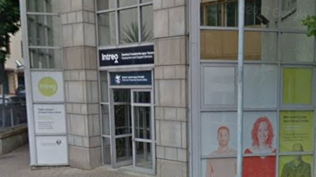 Rory Lenihan pleaded guilty to 12 sample charges of receiving payments for information while he was working at the Department of Employment Affairs and Social Protection in Letterkenny, Co Donegal (above). Photograph: Google street view