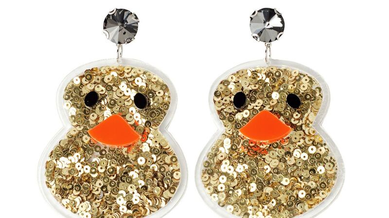 Little duck sequin earrings €25 form Om Diva, Drury Street, Dublin