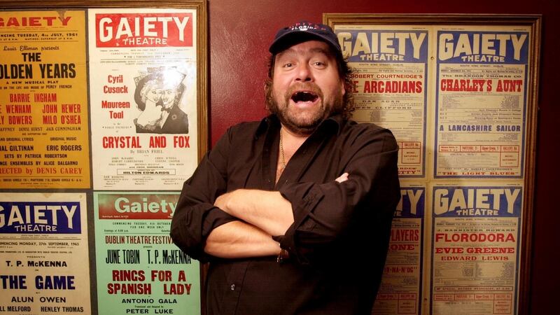 Brendan Grace at the Gaiety Theatre in September 2001. Photograph: Dara Mac Dónaill