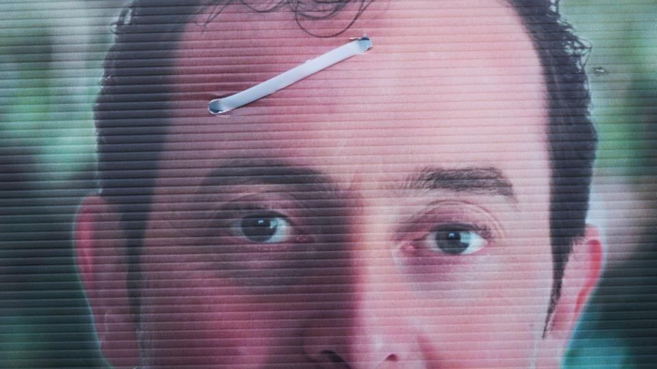 London-based Irish photographer Mark Duffy travelled between Dublin and Galway photographing election posters showing the unintended consequences of mishandling by those who erected them.