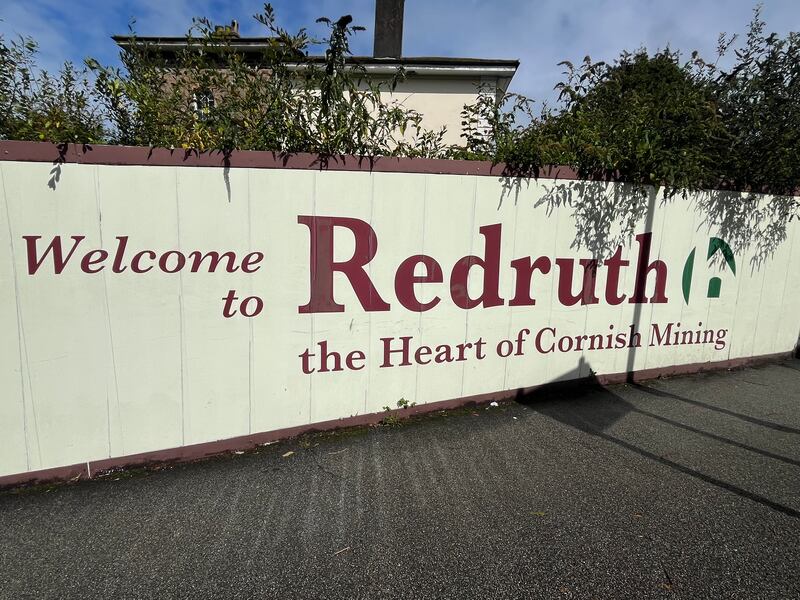 Redruth is a depressed old mining town