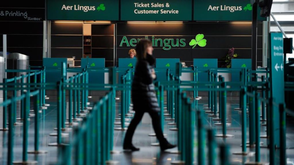 Aer Lingus CEO Lynne Embleton criticised the performance of its Manchester base. Photograph: Aidan Crawley/Bloomberg
