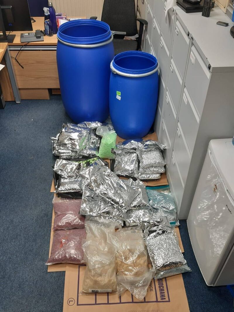 Gardaí seized the drugs after a search in a premises in Tallght, Co Dublin.
