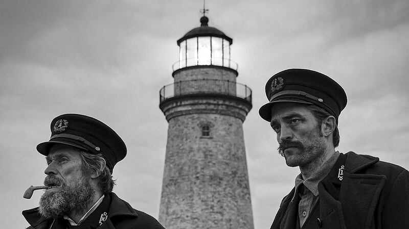 Robert Eggers’s The Lighthouse casts Willem Dafoe and Robert Pattinson as lighthouse keepers going bonkers in black and white