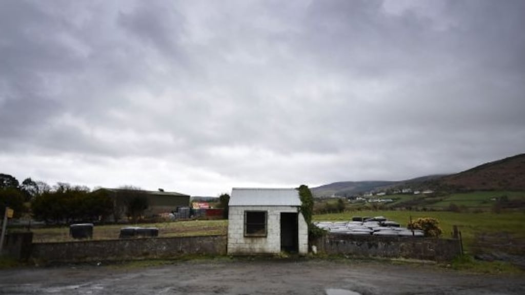 Borderlands: A disused border post near Newry. Photograph: Getty Images