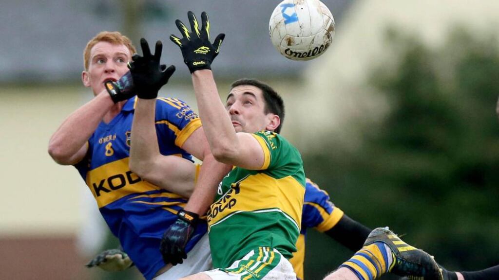 Tipperary’s George Hannigan and Anthony Maher of Kerry