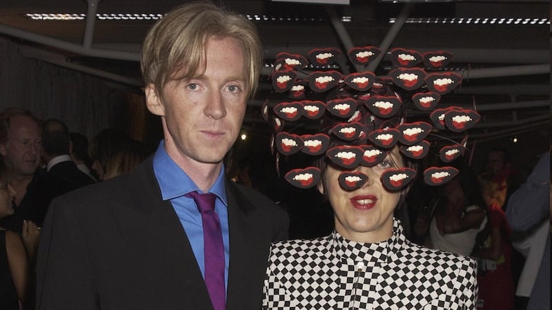 Philip Treacy with Isabella Blow in 2003. Photograph: Dave Benett/Getty Images