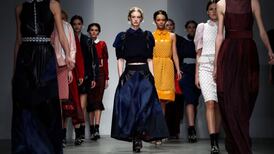 Rain dominates London Fashion Week, inside and out
