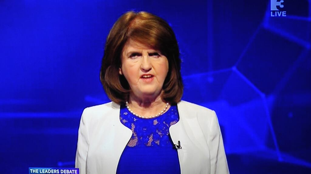 Tánaiste and Labour Party leader Joan Burton: “I want the Labour Party to be in government, but that is dependent on the will of the people.” Photograph: Aidan Crawley