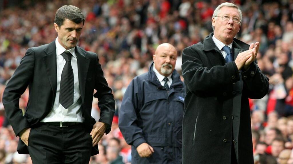 Former Sunderland manager Roy Keane back at Old Trafford. ‘Ferguson never turned up. I thought that was out of order. He called me a few days later to apologise.’ Photograph: PA Wire