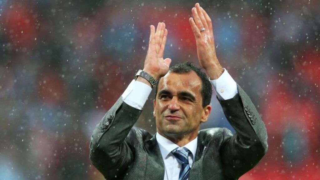 Roberto Martinez has resigned as manager of Wigan Athletic following the club’s relegation. Photograph: Alex Livesey/Getty Images