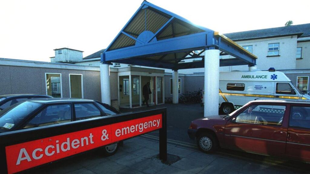 A man has been taken to St James’s Hospital following a collision on the Crumlin Road. Photograph: Alan Betson/The Irish Times