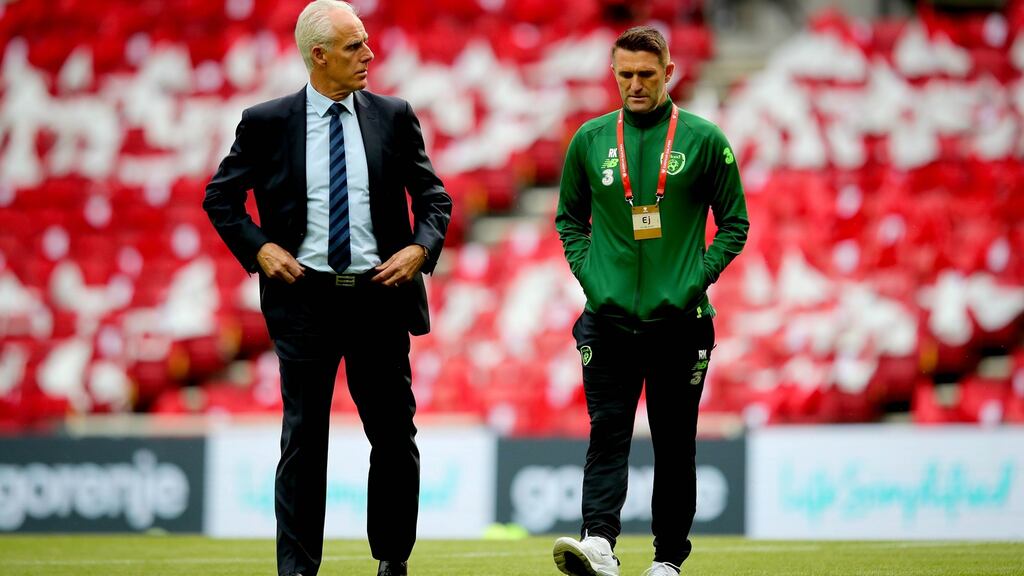 Ireland assistant coach Robbie Keane has taken up the same role at Middlesbrough alongside Jonathan Woodgate. Photo: Ryan Byrne/Inpho