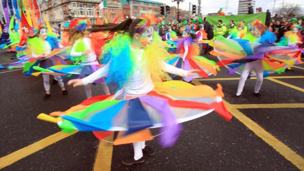 St Patrick’s Festival: Dublin’s main parade starts at noon on March 17th. Photograph: Peter Muhly/AFP/Getty