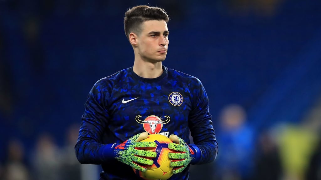 Chelsea manager Maurizio Sarri is considering recalling Kepa Arrizabalaga against Fulham on Sunday. Photograph: Simon Cooper/PA Wire