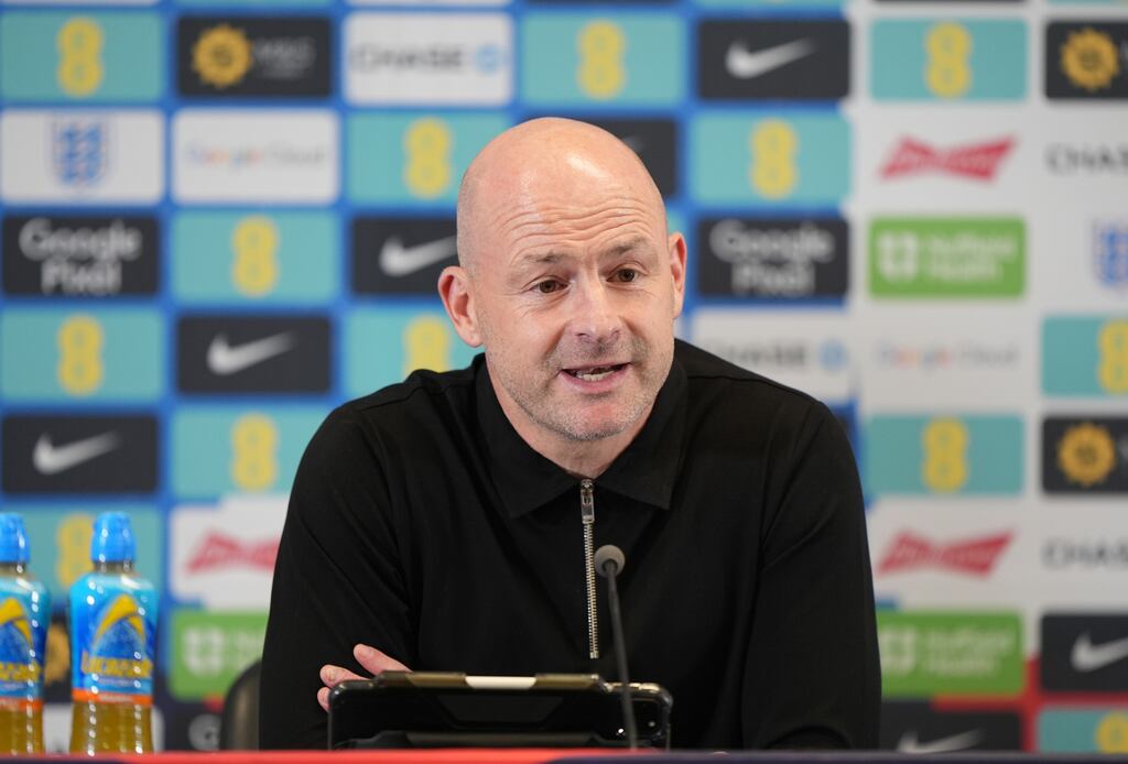 England interim manager Lee Carsley during the squad announcement at St George's Park, Burton upon Trent. Picture date: Wednesday August 28, 2024. PA Photo. See PA story SOCCER England. Photo credit should read: Joe Giddens/PA Wire