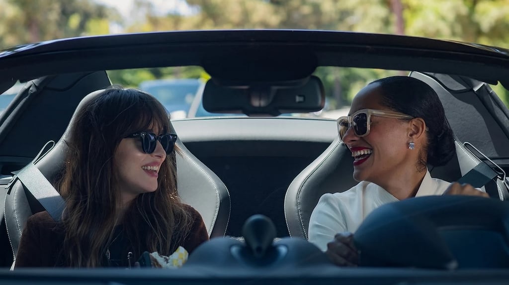 Dakota Johnson and Tracee Ellis Ross in High Note
