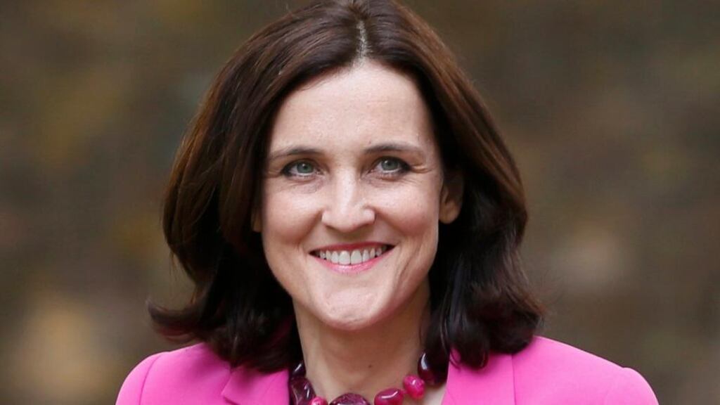 Theresa Villiers arrives at 10 Downing Street on Monday as David Cameron names his new cabinet. ‘It is not possible to insulate the Northern Ireland Executive from the kind of difficult decisions that every single other elected administration in the Western world has had to make,’ she said. Photograph: Reuters/Stefan Wermuth