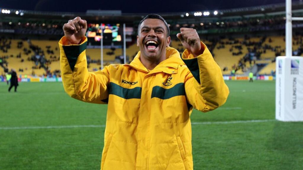 Australia’s Kurtley Beale has been suspened again by the Queensland Reds for a breach of team discipline. Photograph: David Davies/PA Wire.