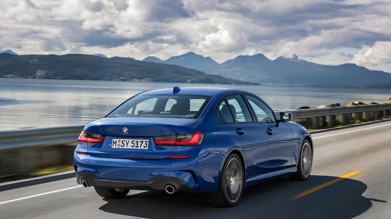 There’s almost a touch of Lexus IS about the rear styling. Photograph: Fabian Kirchbauer