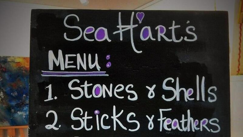 The creative menu at Sea Harts in Lahinch, Co Clare