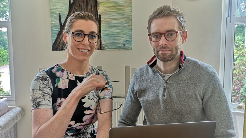 Dearbhaile Collins and Seamus of and Sapphire Eyewear, Cork