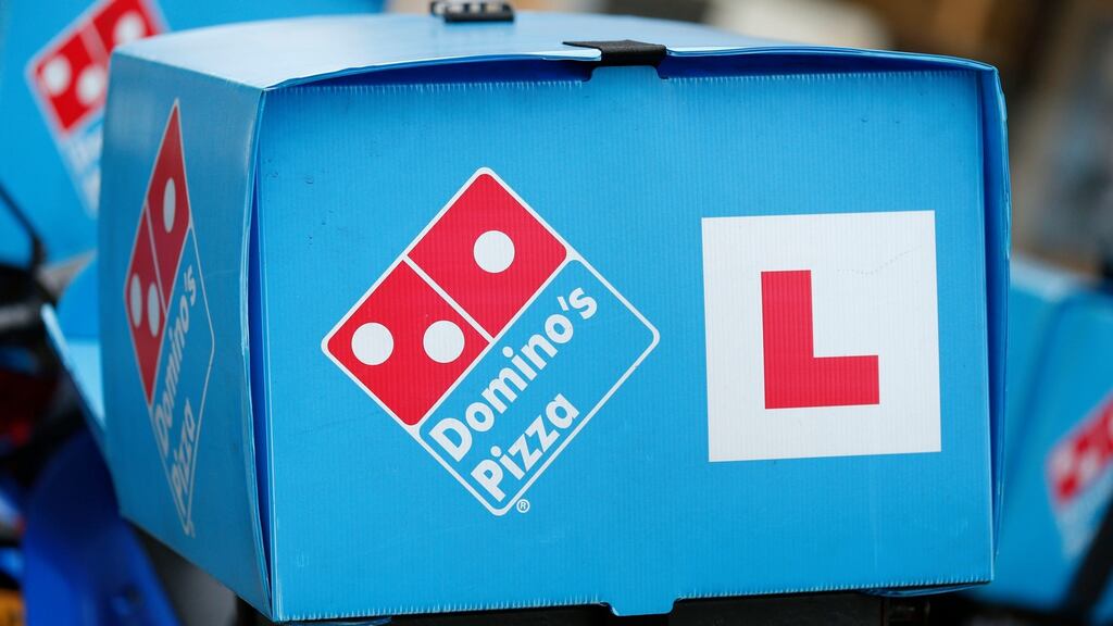 Revenue from Domino’s Irish operations was down slightly from £27.7m in 2019 to £26.8m.