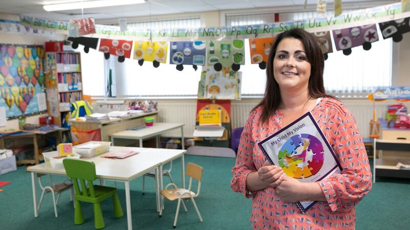 Janice Hughes pictured at St John’s Girls and Infant Boys School, Limerick city. Photograph: Brian Gavin/Press 22