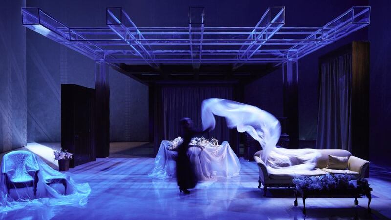 Doing a lot with a little: Dee Burke plays the part of Supernumary Maid in Hedda Gabler. Photograph: Ros Kavanagh