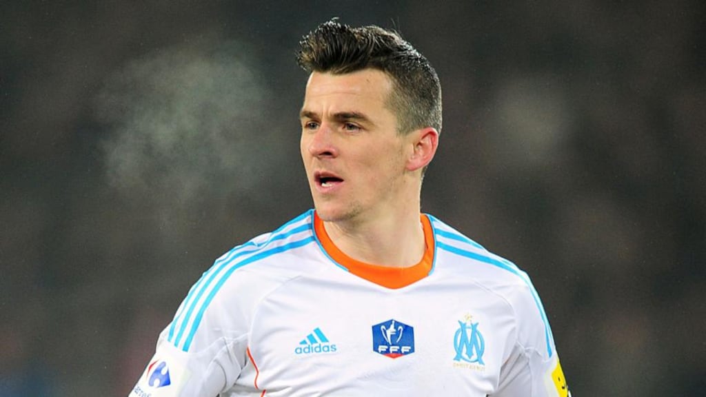 Marseille coach Elie Baup says Joey Barton remains a key member of his squad despite tweets. Photograph: Adam Davy/PA Wire