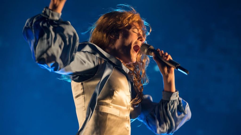 Florence Welch on stage at this year’s Electric Picnic. Photograph: Dave Meehan