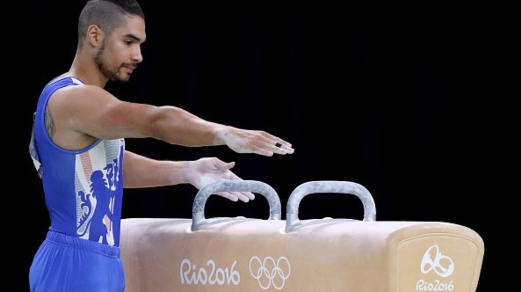 British gymnast Louis Smith has been banned over a video which shows him appearing to mock Islam. Photograph: Getty
