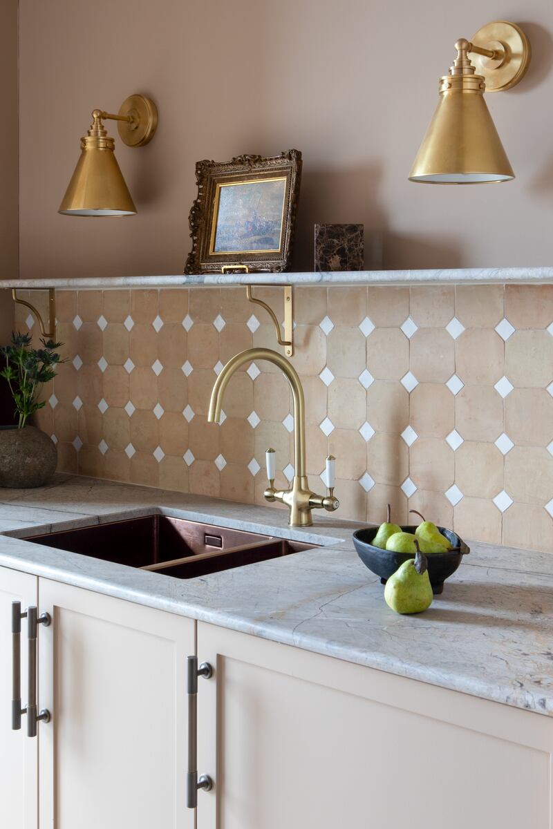 Art in the kitchen. Photograph: Ruth Maria Murphy