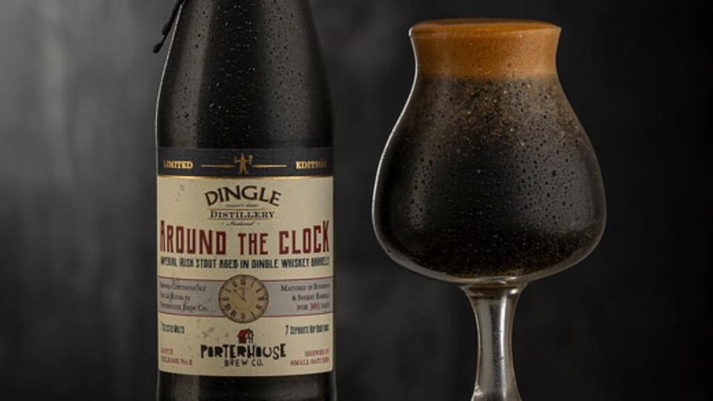 Around the Clock stout is matured in a mix of sherry and bourbon casks.