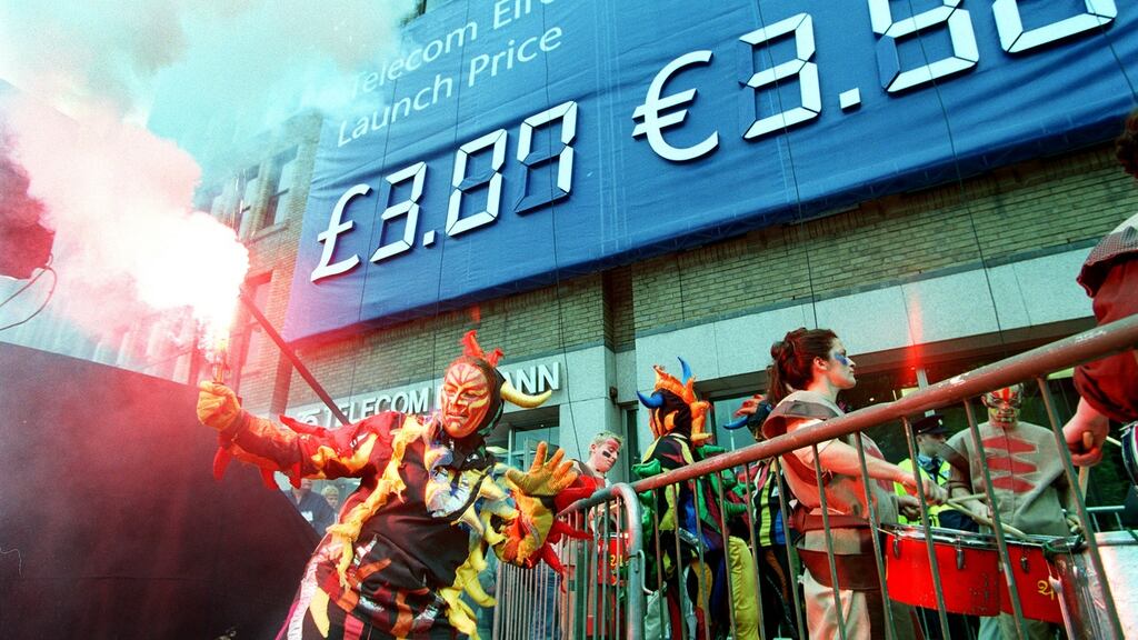 Telecom Éireann share price allocation: Most of the donations to Sharegift were made by investors who lost money in the long run over the 1999 flotation and found themselves holding Vodafone shares. Photograph: Eric Luke