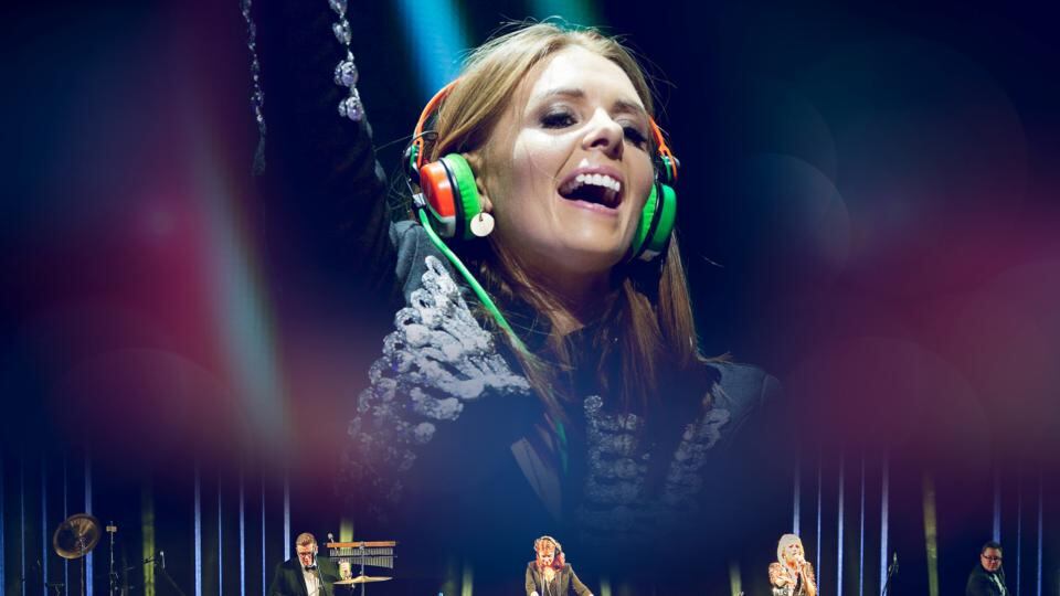 Commercial collab: 2fm presenter and DJ Jenny Greene performing with the RTÉ Concert Orchestra.