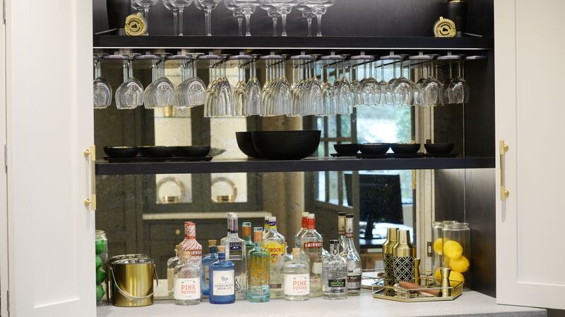 Display kitchen at the Andrew Ryan showroom. Photograph: Alan Betson