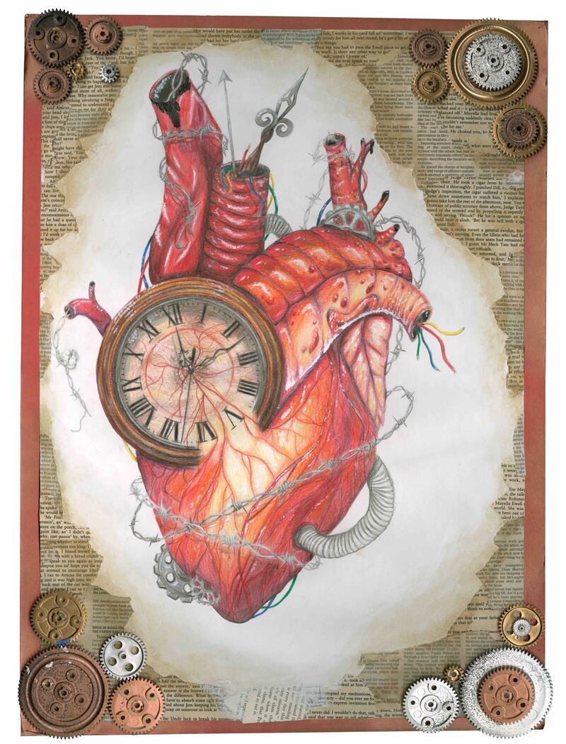 Second prize in category A: Man to Machine by Donegal student, Weronika Jarowinska (16), of Loreto Secondary School in Letterkenny.