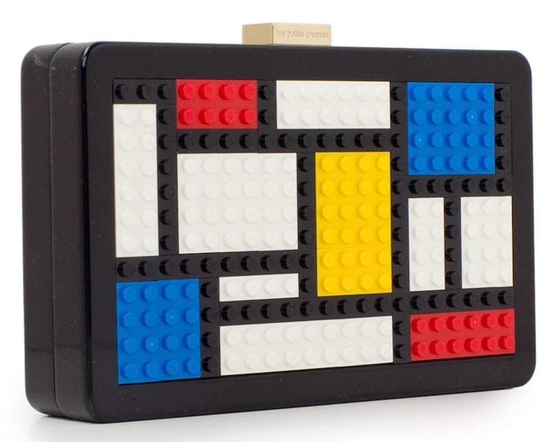 LES PETITS JOUEURS ‘Mondrian’ clutch Price - € 625,00 VeryFirstTo.com and TESSABIT.COM