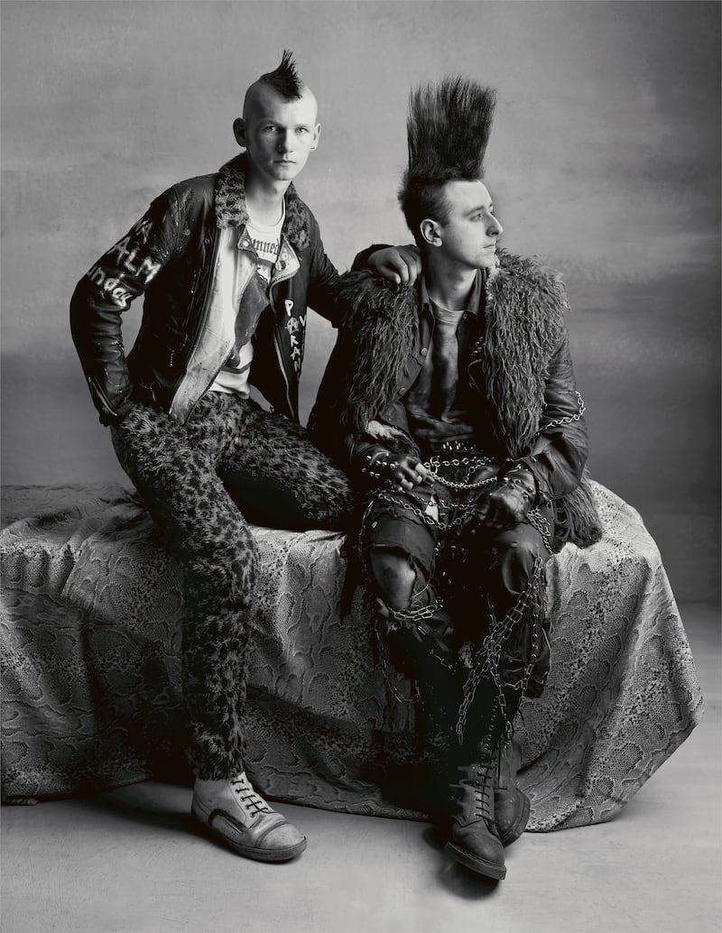 Dublin punks the 1980s. Photograph: Mike Bunn