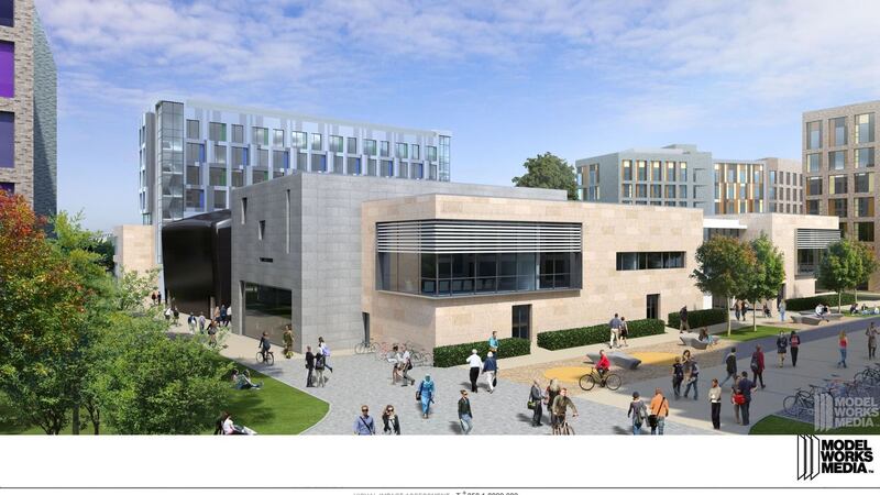 The proposed Roebuck Castle and Roebuck Precinct at University College Dublin.